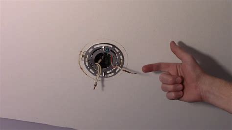 how to install junction box in ceiling before sheetrock|ceiling light without junction box.